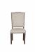 Fairfield's Josephine Upholstered Wood Dining Chair with Nailhead Trim - View of Front