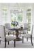 Fairfield's Josephine Traditional Upholstered Wooden Dining Chairs in Large Modern Dining Room