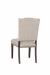 Fairfield's Josephine Upholstered Wood Dining Chair with Nailhead Trim - View of Back