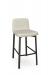Amisco's Waverly Brown Modern Low Back Bar Stool 30"