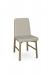Amisco's Waverly Gold Modern Dining Chair