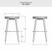 Amisco's Zip Bar Height Dimensions
