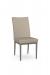 Amisco's Marlon Upholstered Modern Dining Chair in Taupe Gray