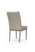 Amisco's Marlon Upholstered Modern Dining Chair with Taupe Gray Upholstery - Back View
