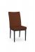 Amisco's Marlon Black and Red Modern Dining Chair with Tall Back