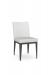 Amisco's Pedro Modern Chair with Back in Gray