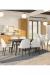 Amisco's Zahra Modern Dining Chairs in Modern Dining Room with Open Concept