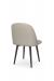 Amisco's Zahra Modern Dining Chair in Brown - View of Back