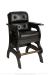 Darafeev's Mann Sports Theater Chair in Black Leather