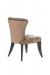 Darafeev's Bourbon Flexback Brown Club Chair with Button-Tufting on Back - View of Backside