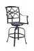 Woodard's Wiltshire Cast Aluminum Outdoor Swivel Bar Stool with Arms