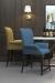 Darafeev's Treviso Modern Luxurious Upholstered Bar Stools in Home Bar