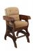 Darafeev's Habana Wood Upholstered Cigar Chair with Arms - Multifunctional Bar Stool