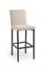 Trica's Basso Modern Upholstered Bar Stools in Light Tan