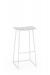 Trica's Palmo Modern Backless Bar Stool in White