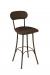 Amisco's Bean Swivel Counter Stool in Brown