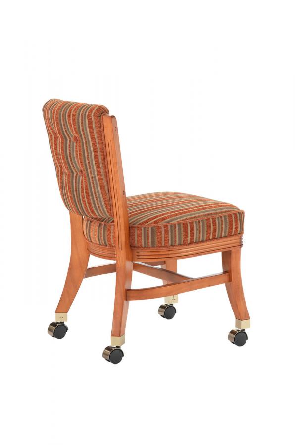 Buy Darafeev's 960 Maple Wood Upholstered Dining Caster Chair