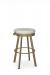 Amisco's Bryce Backless Swivel Bar Stool in Gold