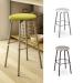 Amisco's Button Backless Customizable Swivel Bar Stool in a Variety of Colors