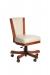 Darafeev's 915 Flexback Upholstered Game Chair with Adjustable Height Lever in Maple Wood