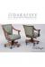 Darafeev's Bellagio Luxury Wood Dining Chair with Arms and Wheels on Feet