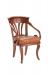 Darafeev's Nomad Maple Club Chair with Arms and Seat Cushion