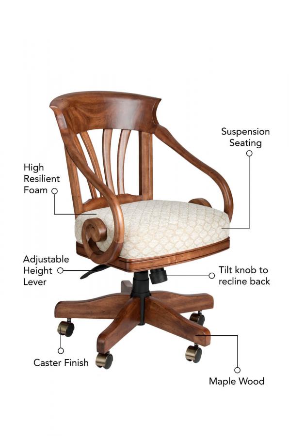 Darafeev's Nomad Adjustable Swivel Arm Game Chair • Barstool Comforts