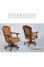 Darafeev's Centurion Cherry Maple Luxury Dining Chair with Arms, Nailhead Trim, and Wheels