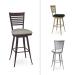 Amisco's Costa Customizable Swivel Bar Stool in a Variety of Colors