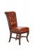 Darafeev's Pizarro Upholstered Button-Tufted Dining Chair with Nailhead Trim in Red