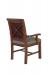 Darafeev's Sherman Maple Dining Chair with Arms - View of Back