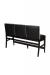 Darafeev's Roncy Flexback 3-Seater Bar Stool Bench - View of Back