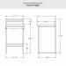 Amisco's Sonoma Counter Height Dimensions