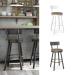 Amisco's Lauren Customizable Swivel Bar Stool in a Variety of Colors