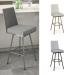 Amisco's Linea Customizable Swivel Bar Stool in a Variety of Colors