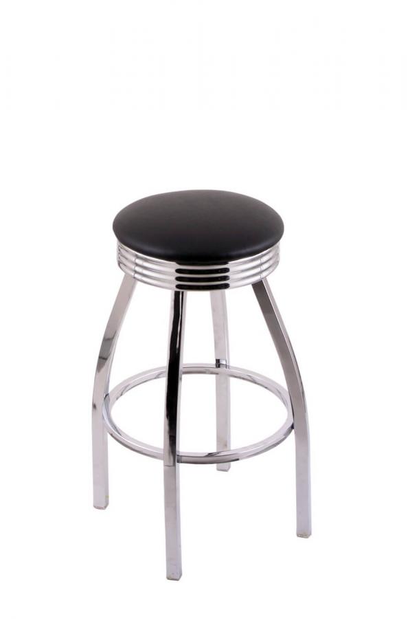 Chrome backless bar stools discount
