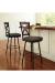 Amisco Marcus Swivel Stool in Traditional Kitchen