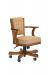 Darafeev 910 Swivel Adjustable Game Chair in Maple Wood with Arms