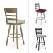 Amisco's Owen Customizable Swivel Bar Stool in a Variety of Colors