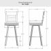 Amisco's Owen Bar Height Dimensions