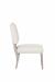 Fairfield Chair's Hemsdale Side Chair Upholstered with Geometric Pattern - Side View