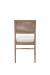 Fairfield's Larson Armless Side Chair in Wood Frame and Cane Back - Back View