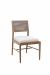 Fairfield's Larson Armless Side Chair in Wood Frame and Cane Back