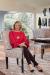Libby Langdon Sitting on Watermill Luxury Modern Dining Chair with Arms - in Dining Room