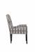Fairfield's Watermill Upholstered Arm Chair with Tall Back and Wooden Frame - Side View