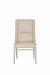 Fairfield's Briarcroft Upholstered Dining Chair with Tall Back, Wood Frame - in Beige Finish - Front View