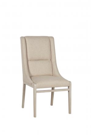 Fairfield's Briarcroft Upholstered Dining Chair with Tall Back, Wood Frame - in Beige Finish