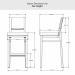 Amisco's Payton Bar Height Dimensions