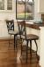 Amisco Peacock Swivel Stool in Traditional Kitchen