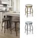 Amisco's Pearl Customizable Swivel Bar Stool in a Variety of Colors